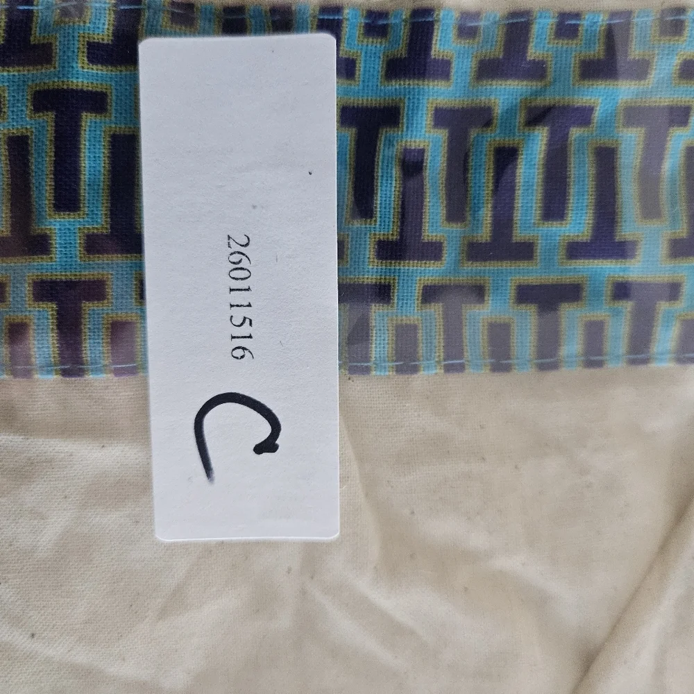 Tory Burch Large Cotton Dust Bag Drawstring Shoe Purse Storage - Picture 5 of 5